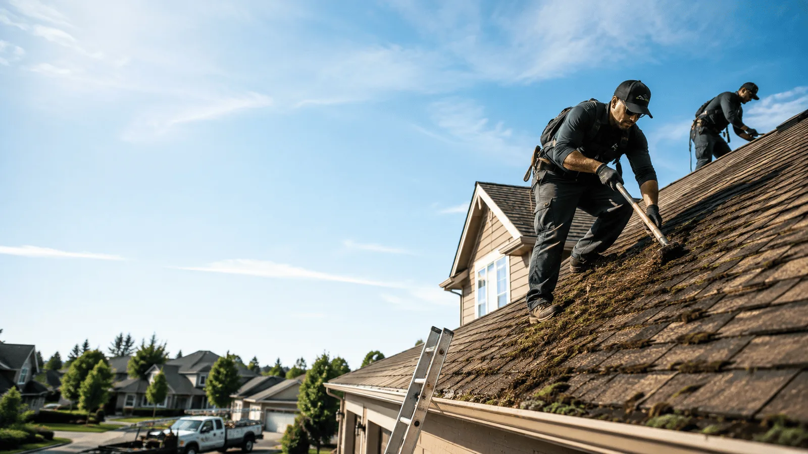 Roof Moss Removal in Ovid, MI near me
